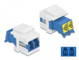 Keystone Modul Lc Duplex Buchse Zu Lc Duplex Buchse Mit Laserschutzklappe Innen
