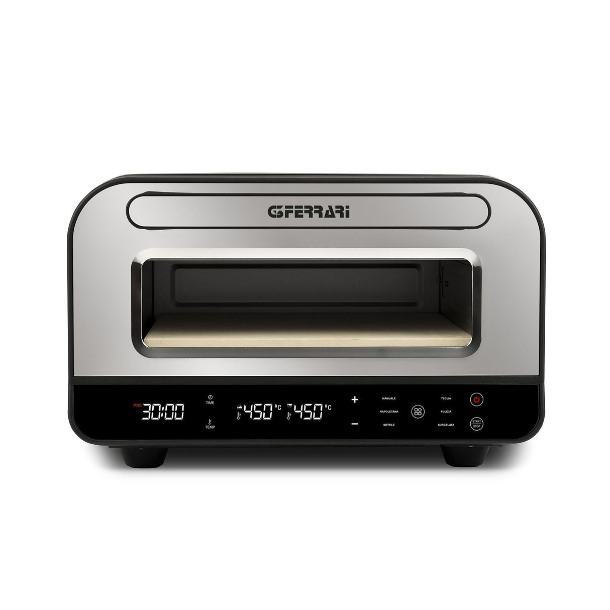 EAN 8055176403041 - G3 Ferrari Pizza Pro 2 minuti fabricante de pizza y hornos 1 Pizza(s) 1850 W Negro, Plata imagen 2