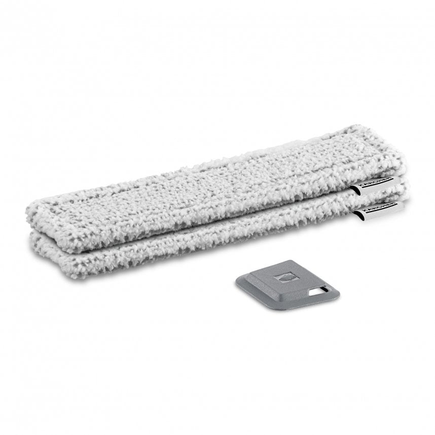 Funda De Microfibra Para Mopa Kärcher Outdoor Wv Gris Claro, Para Limpiacristales 2.633-131.0