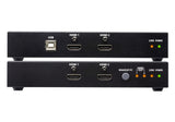 Aten Ce824-At-G Usb Hdmi Doble View Hdbaset2.0 Kvm Extend
