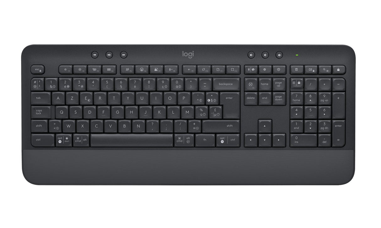 Logitech Signature K650 Teclado Inalámbrico Bluetooth 5.1 Azerty Alemán Grafito