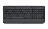 Logitech Signature K650 Teclado Inalámbrico Bluetooth 5.1 Azerty Alemán Grafito