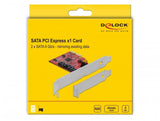 2 Port Sata Pci Express X2 Karte Mit Raid 1 - Spiegelung Bestehender Daten