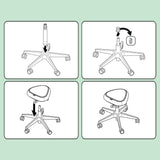 Leitz Ergo Active Sitting Stool W. Wheels&Wobble Comfort Seat Negro