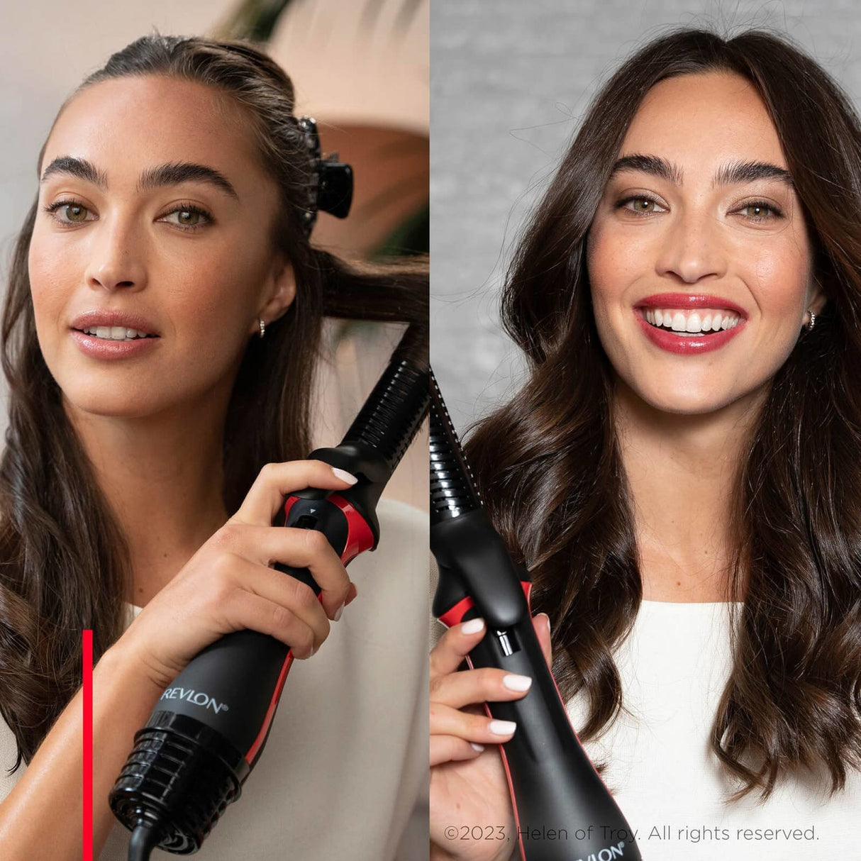 EAN 761318553335 - Revlon RVDR5333E Utensilio de peinado Herramienta de peinado con múltiples accesorios Caliente Negro, Rojo imagen 3