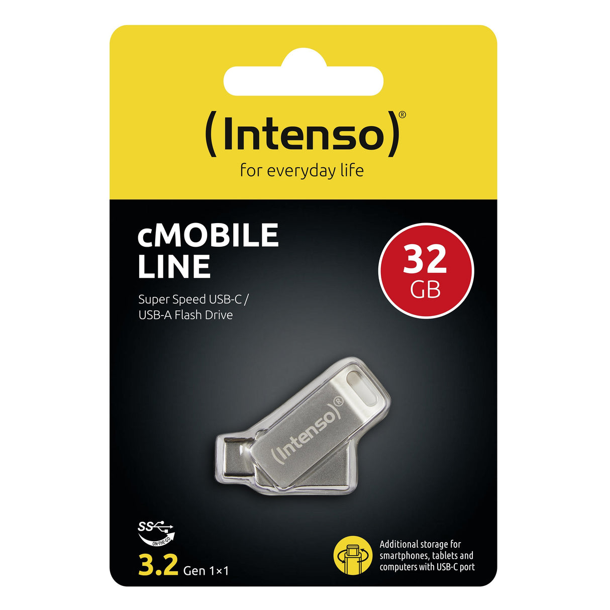 Pendrive Intenso 3536480 Usb 3.0 Cmobile 32gb Typec