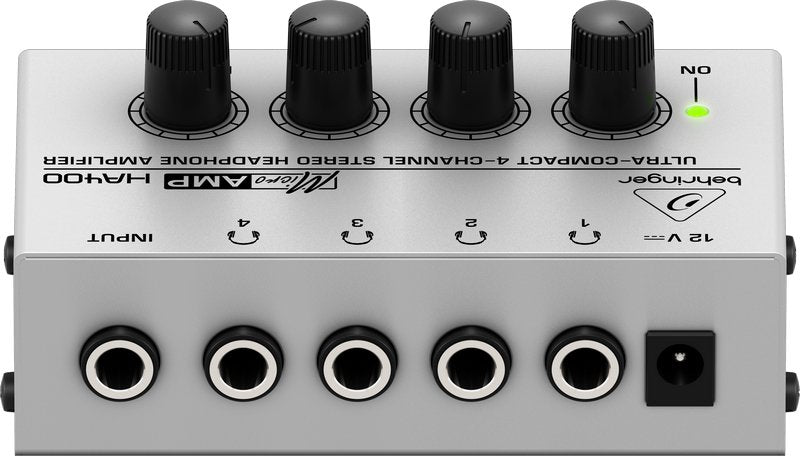 Behringer Ha400 Amplificador Para Audífono Negro, Gris