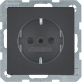 Berker 47236086 Steckdose Schuko Q.1 Q.3 Anthrazit, Samt