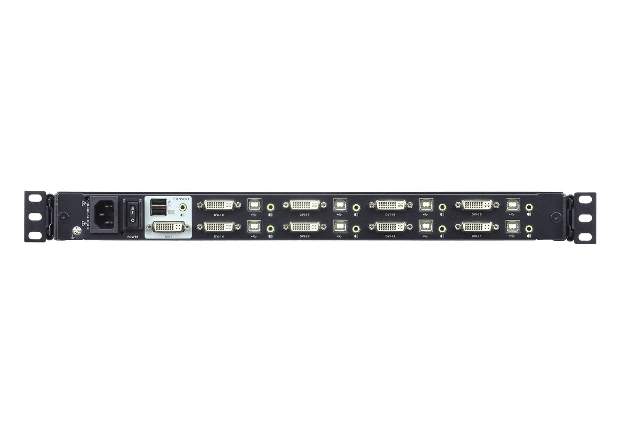 17.3" Widescreen Dvi Full Hd Lcd Console 8 Port