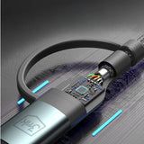 Cable 3mk Hyper N-Series 2 In 2 A C To C Lightning 1.2m Qc 3.0 20v 3a 60w Black