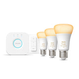 Philips Hue White Ambiance 8w 1100 E27 Starter Kit 3x800lm 75w 929002468403
