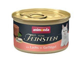 Comida Húmeda Para Gatos Animonda Vom Feinsten Mousse Salmón Y Aves  85 G