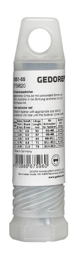 Juego De Extractores De Tornillos Gedore , 5 Piezas, M3 - M18 6759620