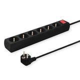 EAN 5901986044659 - Savio LZ-01 Listwa zasilajca, 5 gniazd, 1,5m 5 salidas AC Tipo C 2500 W Negro imagen 1