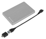 Disco Externo Hdd Verbatim Store N Go Alu Slim 2tb Usb 3.2 Gen1 Silver