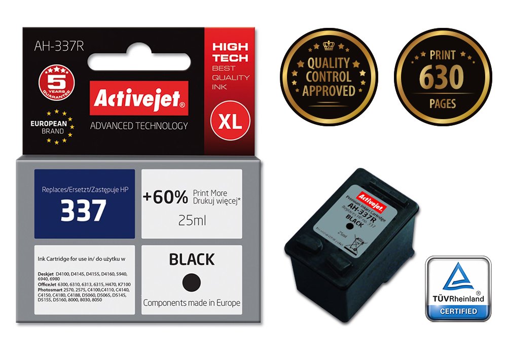 EAN 5904356294708 - Activejet AH-337R cartucho de tinta 1 pieza(s) Compatible Alto rendimiento (XL) imagen 2