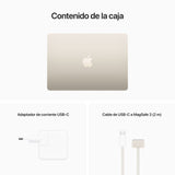 EAN 0195949900105 - Apple MacBook Air Apple M M2 Portátil 34,5 cm (13.6") 16 GB 256 GB SSD Wi-Fi 6 (802.11ax) macOS Sonoma Be imagen 11