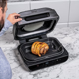 EAN 0622356239554 - Ninja AG551 Sencillo 5,7 L Independiente 2460 W Freidora de aire caliente Negro, Gris imagen 9