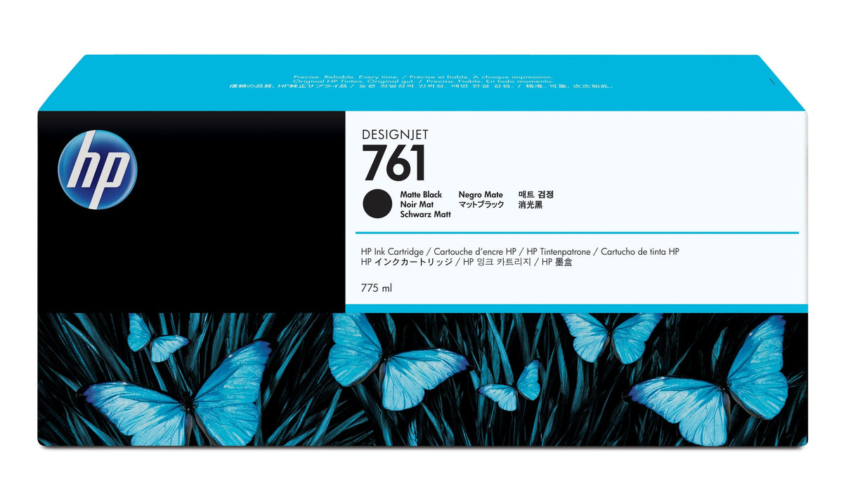 Tinta Original Hp Designjet 761 Negro Mate De 775 Ml