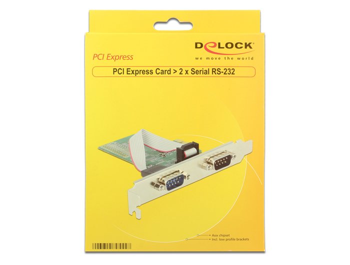Delock Tarjeta Pci Express  2 X Serie Rs-232