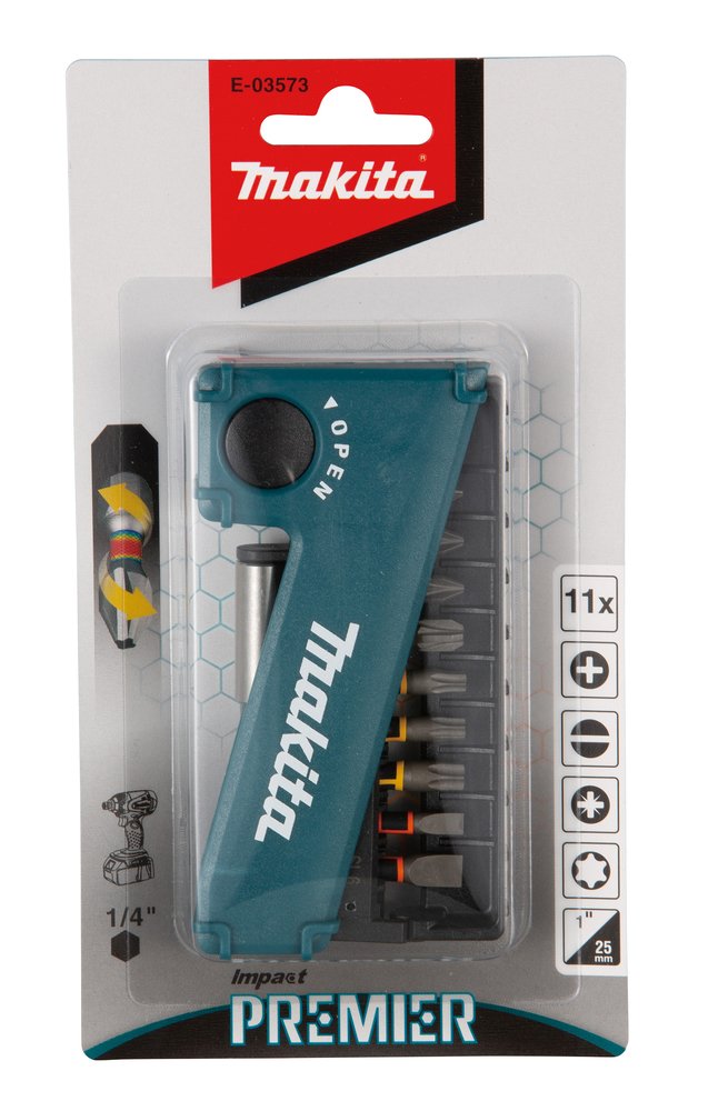 Makita E-03573 Punta De Destornillador 11 Pieza(S)