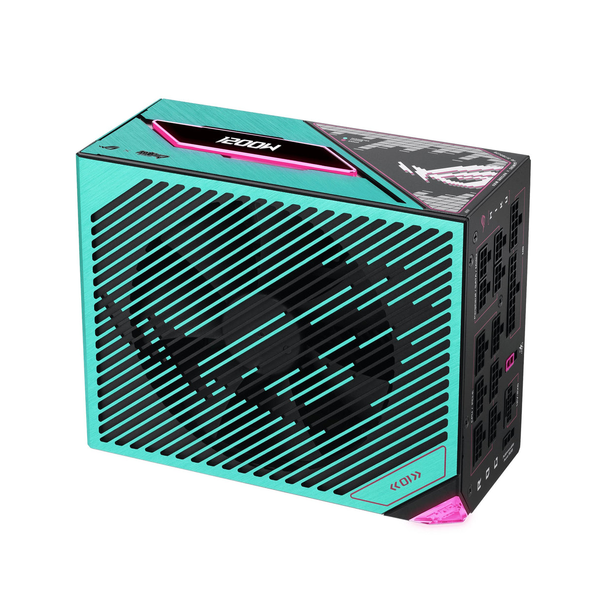 EAN 4711636125581 - ASUS ROG -THOR-1200P3-MIKU unidad de fuente de alimentación 1200 W 20+4 pin ATX ATX Multicolor imagen 8
