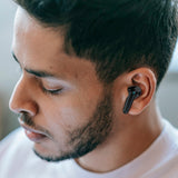 Auricular Bluetooth Intrauditivo Prixton Tws158 Negro Funcion Anc / Enc Manos Libres Autonomia 7h Carga Inalambrica Control Tactil