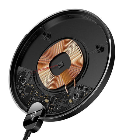 EAN 6932172602208 - Baseus CCED000001 cargador de dispositivo móvil Auriculares, Smartphone Negro USB Cargador inalámbrico In imagen 5