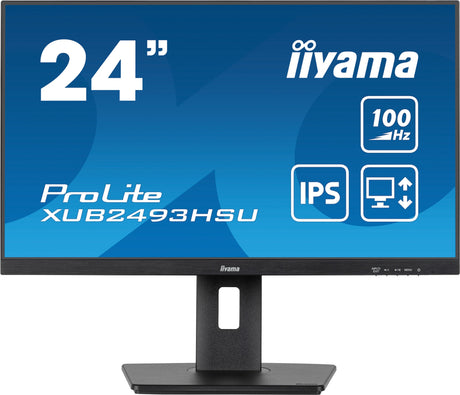 EAN 4948570124596 - iiyama XUB2493HSU-B7 pantalla para PC 60,5 cm (23.8") 1920 x 1080 Pixeles Full HD LED Negro imagen 1