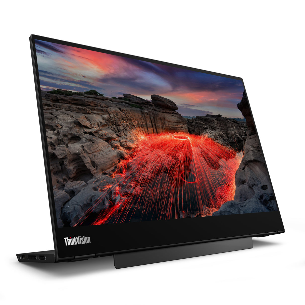 Lenovo - Thinkvision M14t Pantalla Para Pc 35,6 Cm (14") 2240 X 1400 Pixeles 2.2k Led Pantalla Táctil Negro