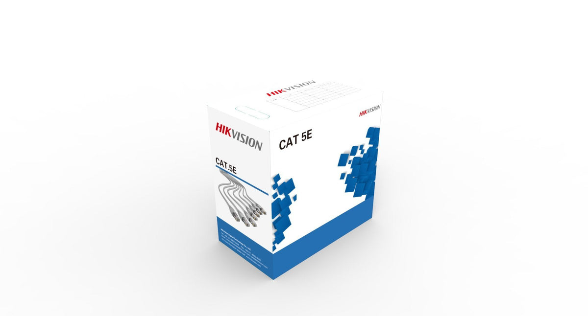 Bobina De Cable Utp Cat5e Hikvision.   Certificado . Conductor Cobre Alta Calidad