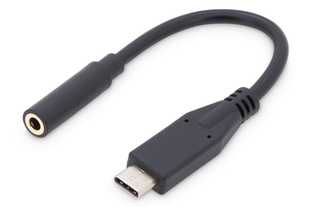 Digitus Adaptador Usb-C A Jack 3.5mm 20cm Negro