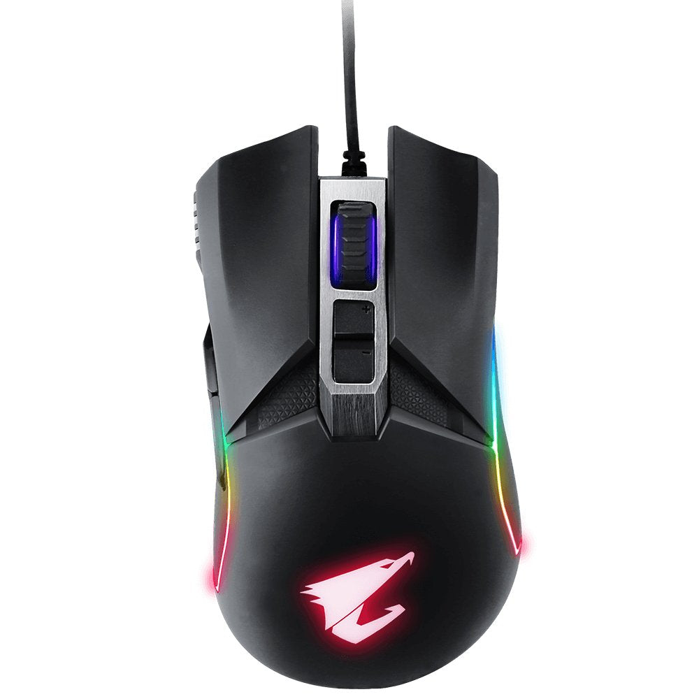 Gigabyte / Ratón Óptico Aorus / M5 / 16000 Dpi / Mano Derecha / Gm-Aorus M5 Gigabyte Aorus M5, Mano Derecha, Óptico, Usb, 16000 Dpi, Negro