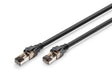 EAN 4016032499237 - Digitus DK-1843-010 cable de red Negro 1 m Cat8.1 S/FTP (S-STP) imagen 1