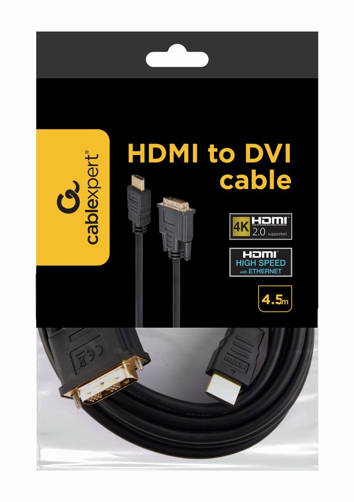 EAN 8716309043465 - Gembird 5m, HDMI/DVI, M/M DVI-D Negro imagen 2