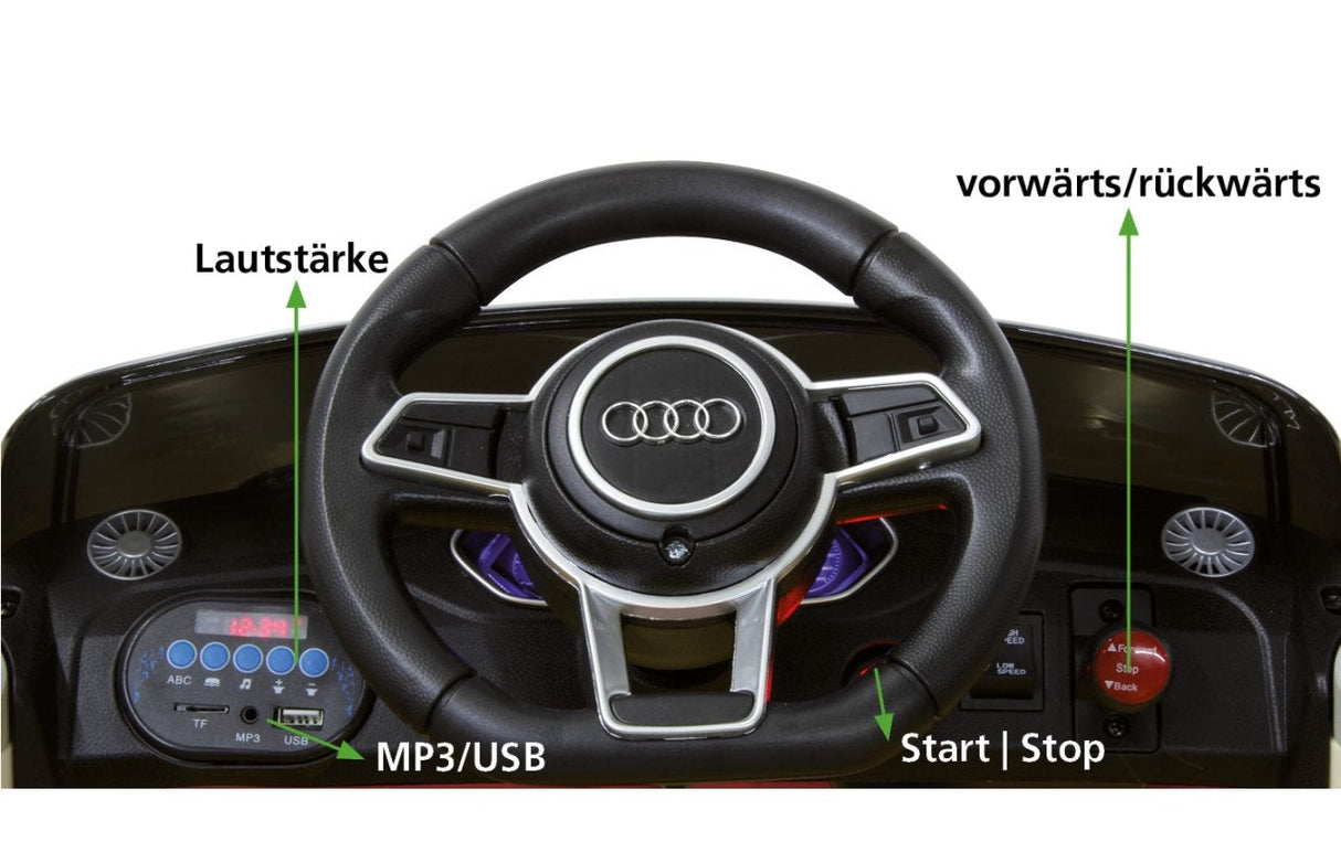 Jamara Ride-On Audi Tt Rs Rojo 12v 3+