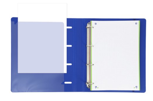 Oxford &You Carpeta 4 Anillas Europeanbinder Polyfoam C/ Recambio 100h 5x5 A4+ Azul Marino