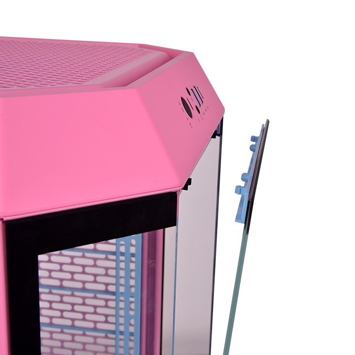 Caja Pc Thermaltake The Tower 300 Bubble Pink,  Torre Rosa, Cristal Templado Ca-1y4-00sawn-00