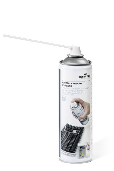 Durable Powerclean Plus Druckluftspray 400ml