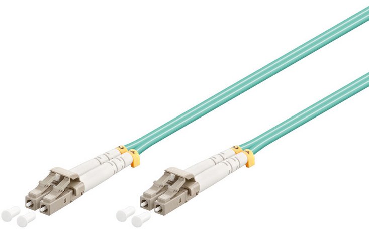 Goobay 10m Lc-Lc Om3 Cable De Fibra Optica Azul