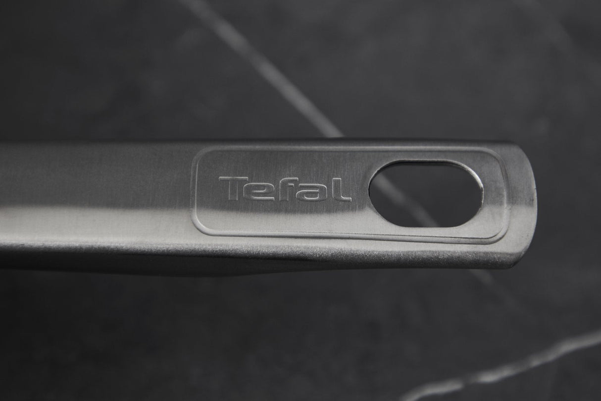 Tefal Virtuoso E4920625 Sartén Multiuso Alrededor, Pan Acero Fino, Alrededor, Sartén Multiuso, Acero Inoxidable, Acero Inoxidable, 250 °C, Acero Inoxidable