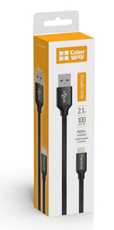 EAN 4823094913027 - Colorway CW-CBUL004-BK cable de conector Lightning 1 m Negro imagen 1