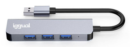 EAN 8435364319246 - iggual IGG319246 hub de interfaz USB 3.2 Gen 1 (3.1 Gen 1) Type-C 5000 Mbit/s Plata imagen 8