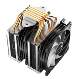 K Jonsbo Cr-2000 Gt Cpu Disipador Dual Tower, Argb - 2x 120mm, Negro