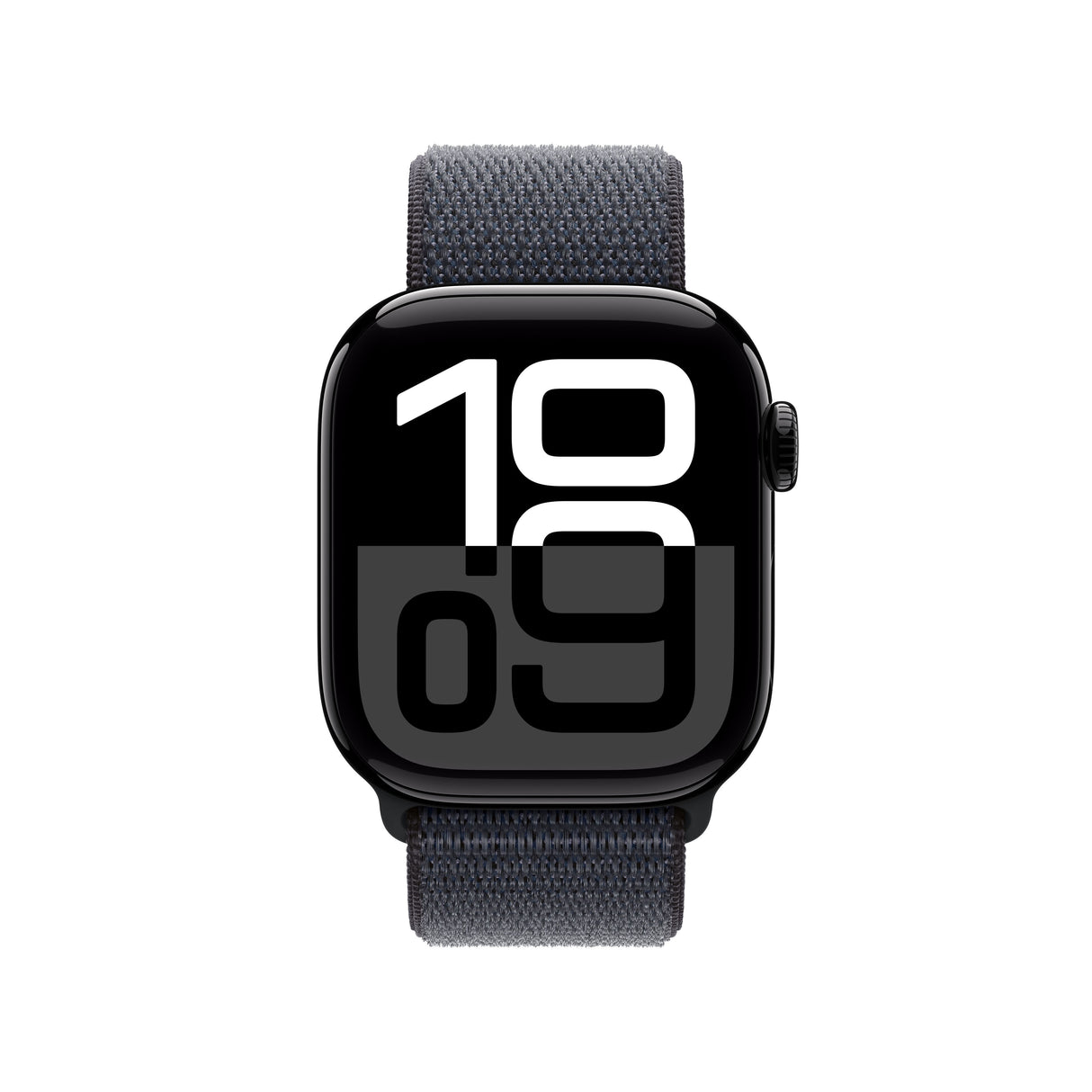 Apple Watch Series 10, Smartwatch Negro Brillante , Aluminio, 42 Mm, Sport Loop Ink, Cellular Mwx83qf/A