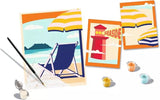Juego De Pared De La Galería Ravensburger Creart - En La Playa, Pintura 23901