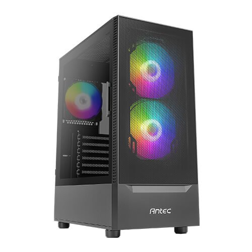 Caja Pc Antec Gaming Nx410 Atx 2xusb2.0 1xusb3.0 Sin Fuente Neg Rgb