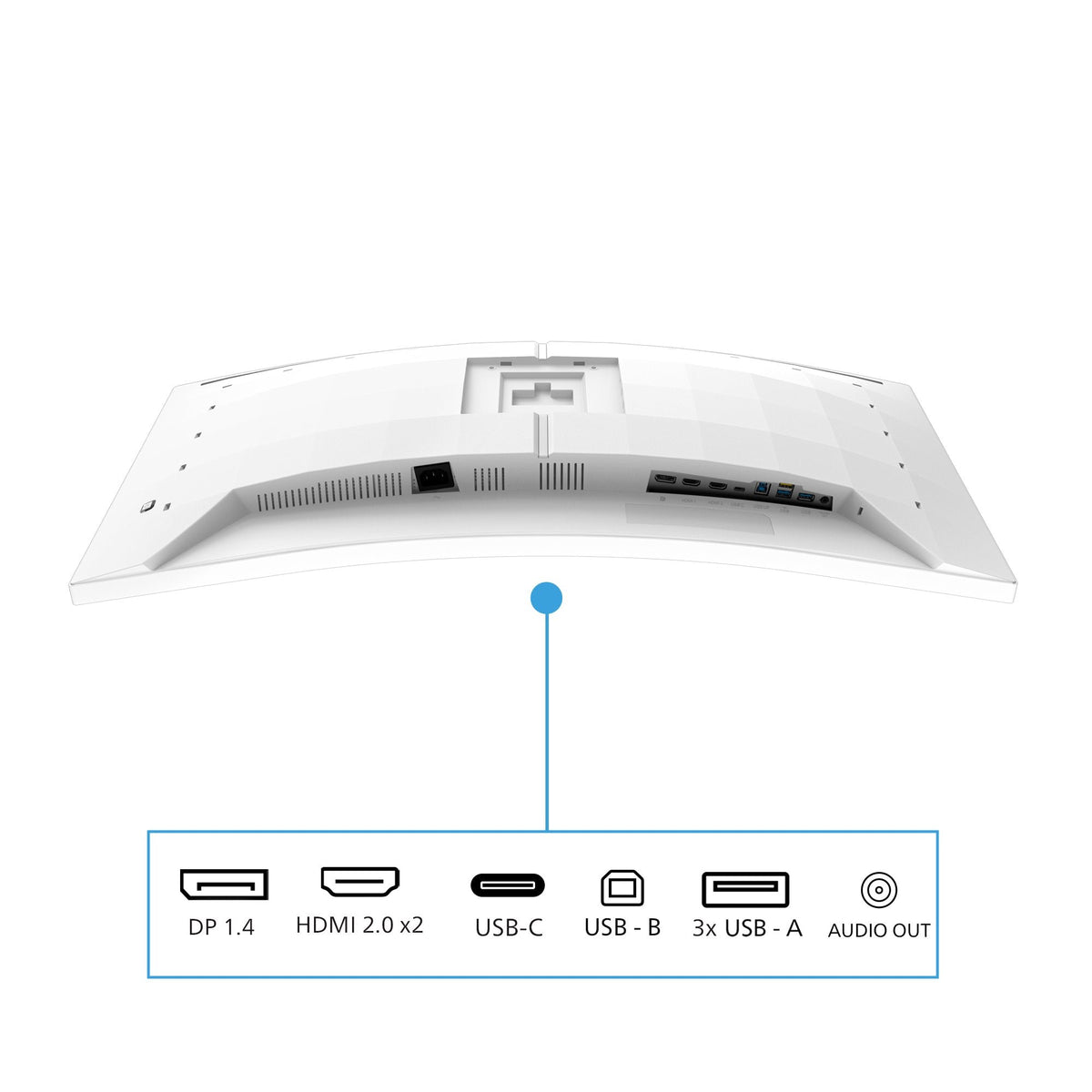 Philips Tft 34m2c5601qa 86.36cm Va 34'' 3440x1440 Dp Hdmi Usb-C Curved