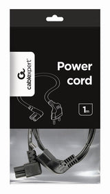 Cable Power Eu 1m/Angled Pc-184l Gembird
