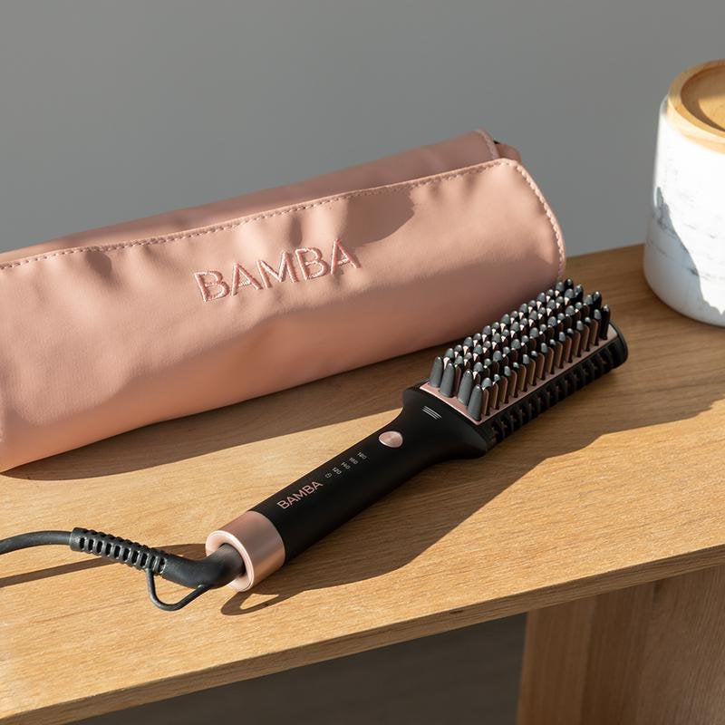 Cepillo Alisador Para El Pelo Cecotec Bamba Instantcare 1200 Look Brush Negro